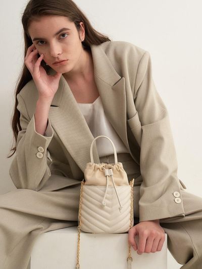 OSTKAKA Numer Draw Mini Quilted Bag