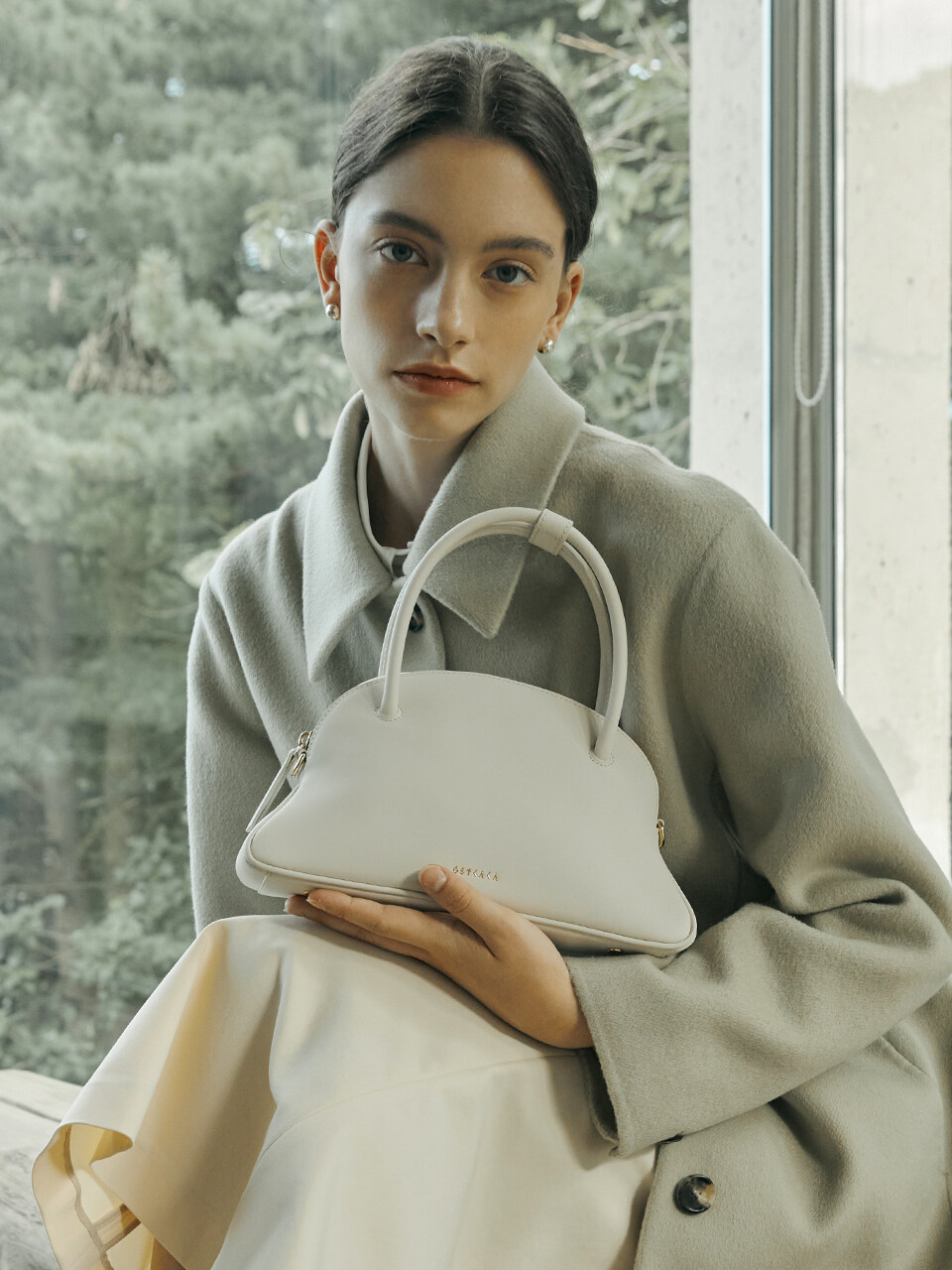 OSTKAKA Numer Mini Shell Bag