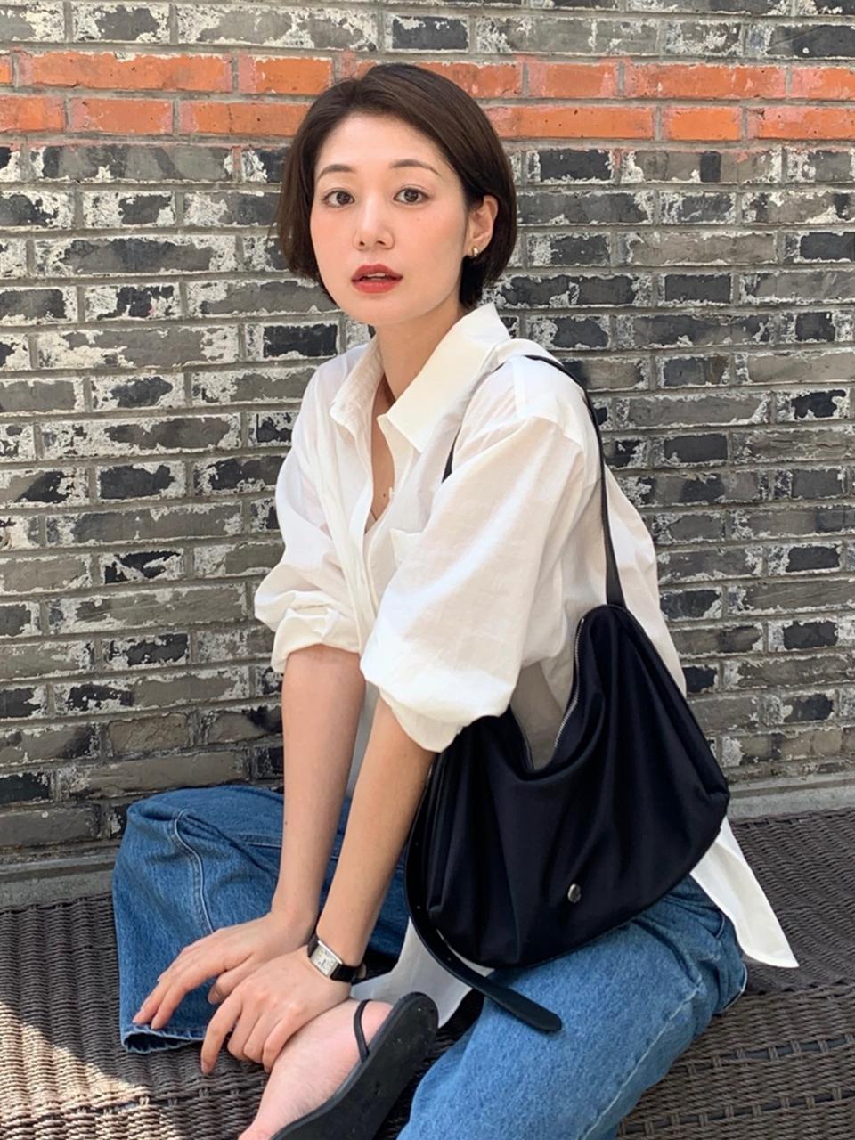 OSTKAKA Soft Nylon Shoulder Bag