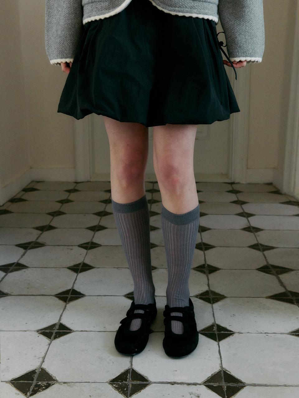 OTHEMENT by vocavaca Belted Balloon Mini Skirt (VC2512SK102M)
