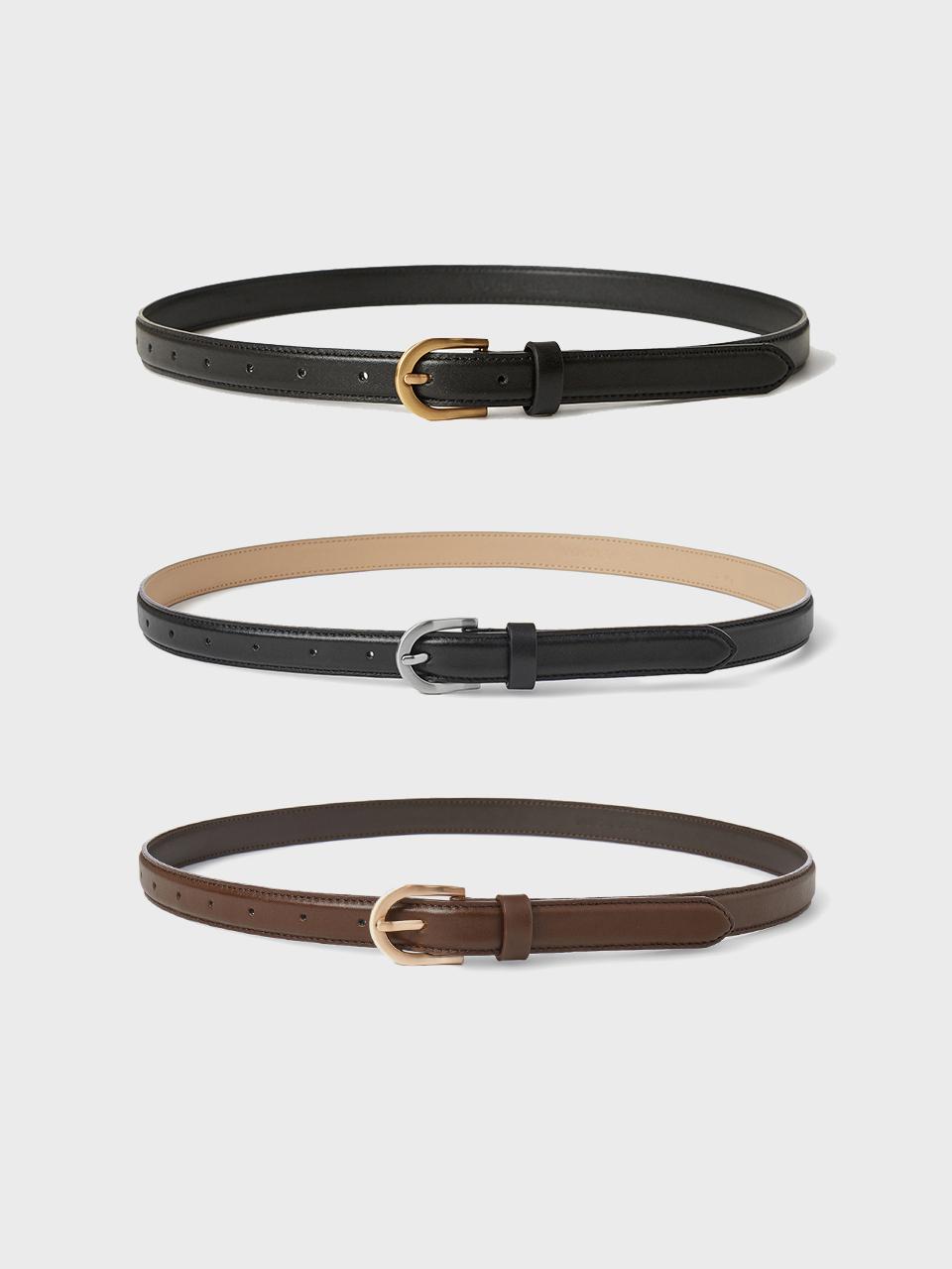 OTHEMENT by vocavaca Classic Italy Leather Belt VC24N0BT501V (3color)