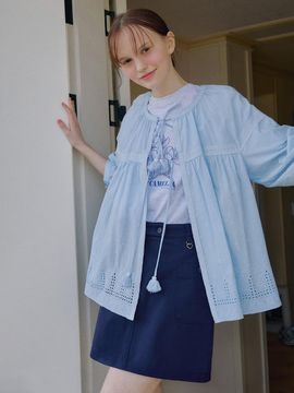 OTHEMENT by vocavaca Cotton Mini Skirt