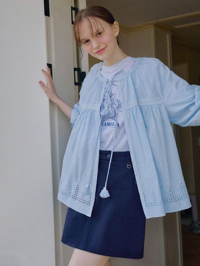 OTHEMENT by vocavaca Cotton Mini Skirt