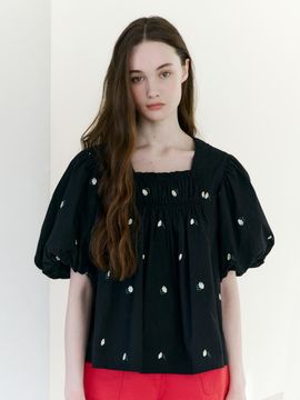 OTHEMENT by vocavaca Daisy Volume Blouse VC2573BL505V_4color