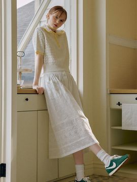 OTHEMENT by vocavaca Eyelet Lace Skirt