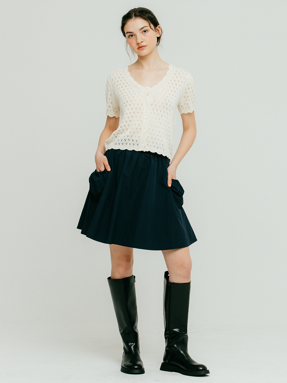 OTHEMENT by vocavaca Nylon Pocket Skirt