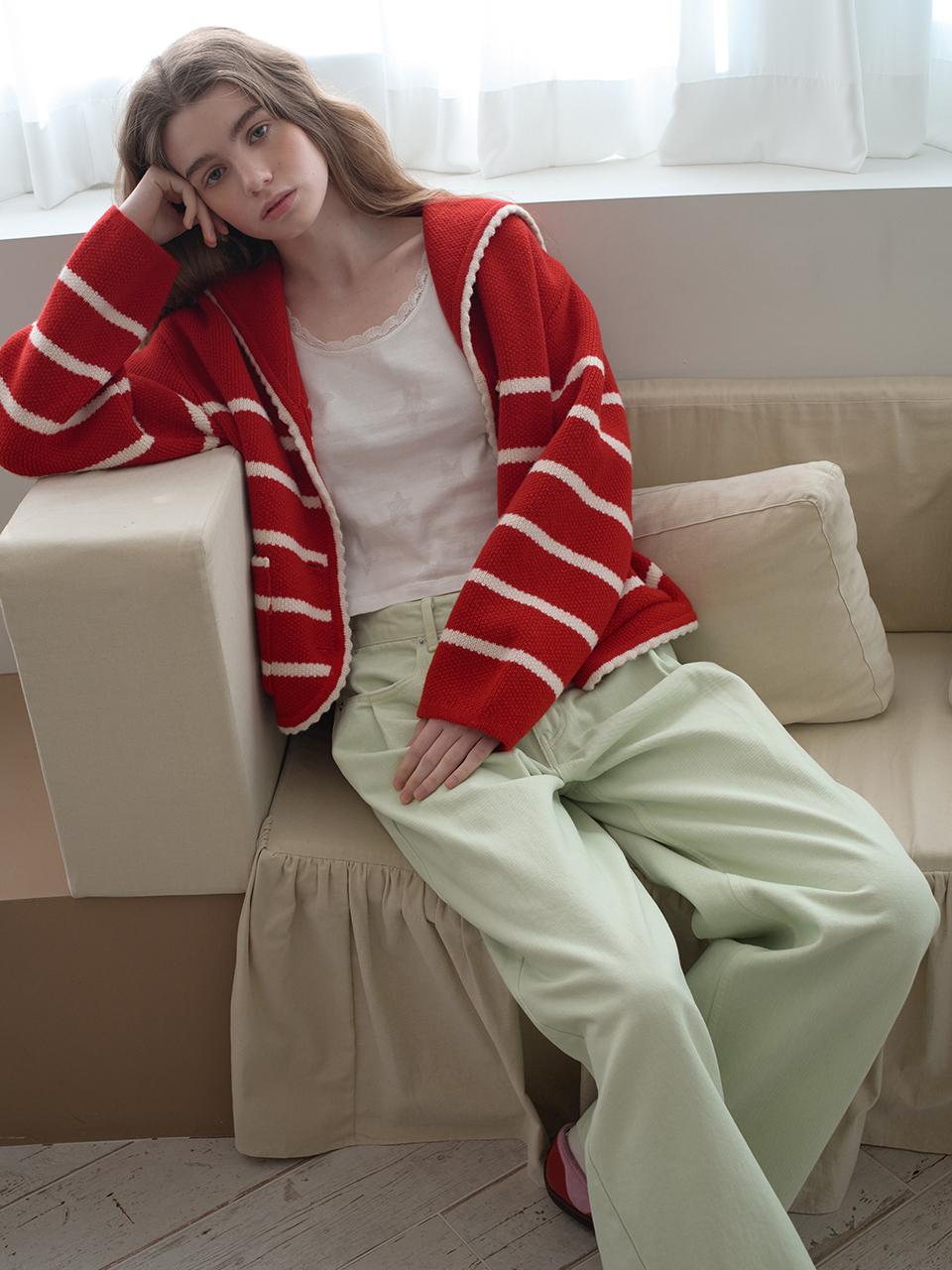 OTHEMENT by vocavaca One-tuck Wide Denim Pants