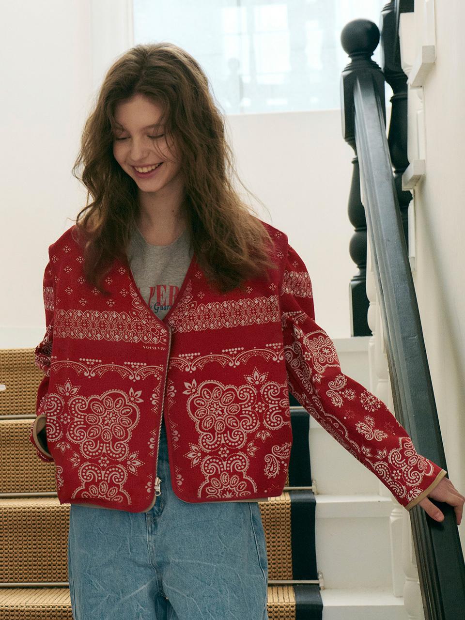 OTHEMENT by vocavaca Reversible Paisley Weekend Jacket