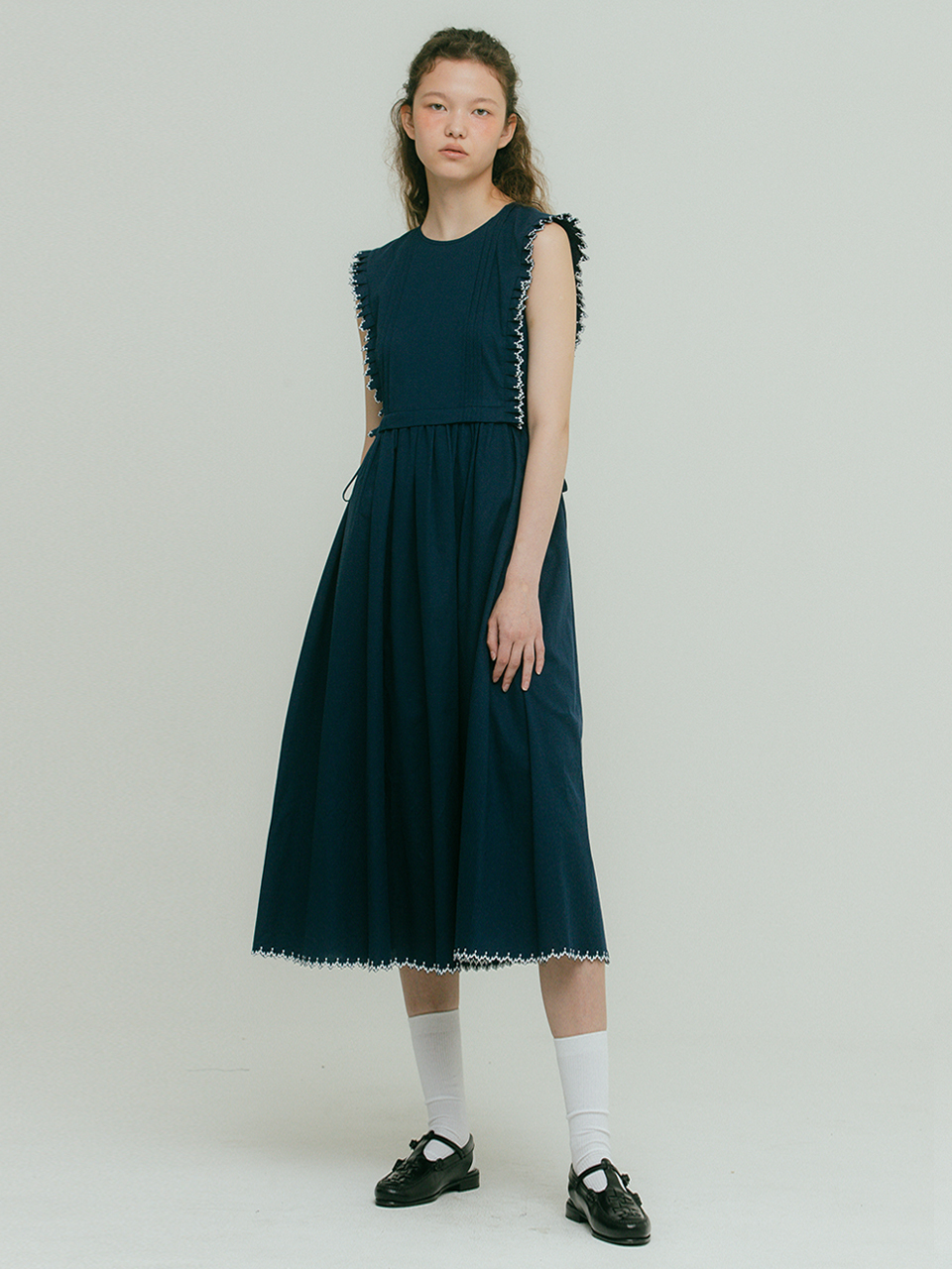 OTHEMENT by vocavaca Sleeveless Dress_Navy