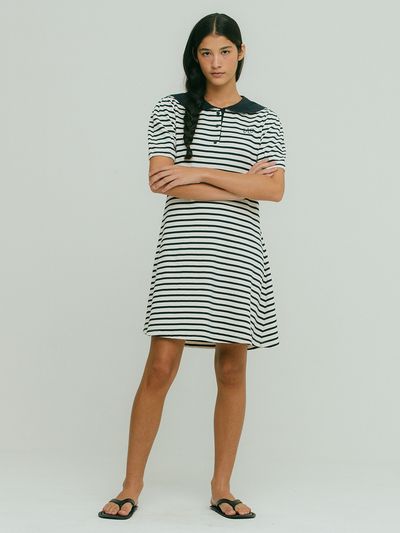 OTHEMENT by vocavaca Stripe Sailor Dress_Navy