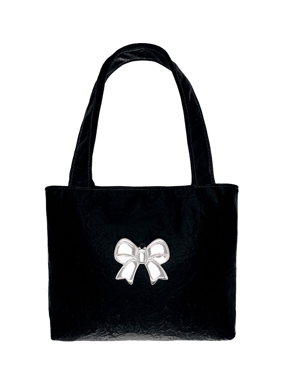 OTHER-worldly Ribbon Mini Tote Bag [Silver]