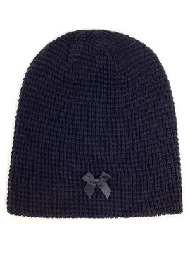OTHER-worldly Ribbon Summer Knit Beanie [Black]