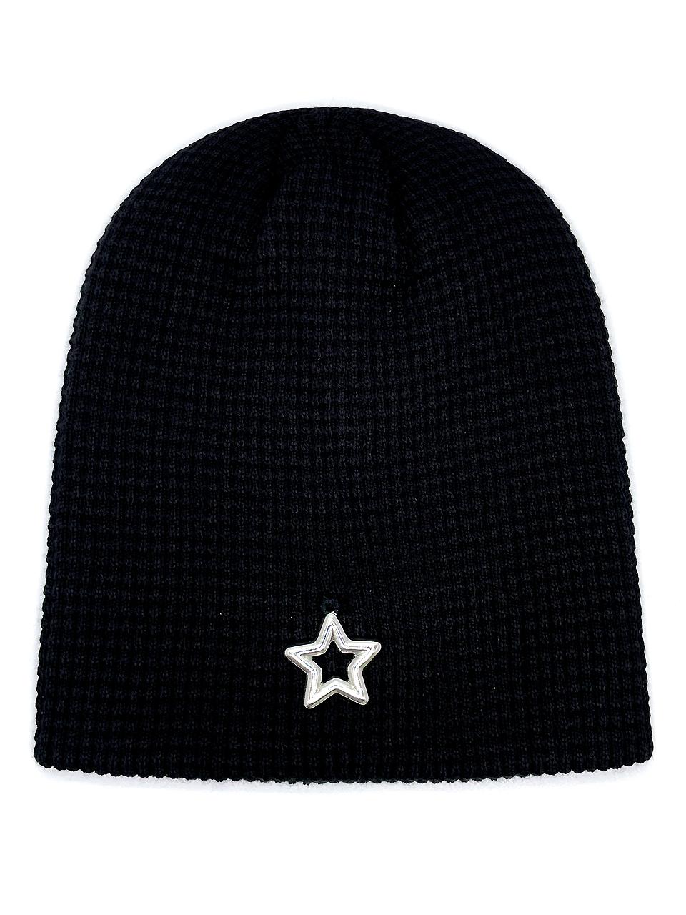 OTHER-worldly Star Summer Knit Beanie [Black]