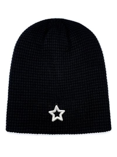 OTHER-worldly Star Summer Knit Beanie [Black]
