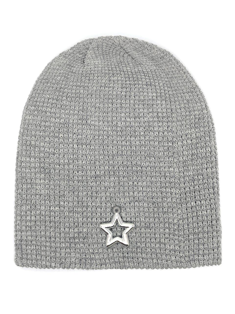OTHER-worldly Star Summer Knit Beanie [Gray]