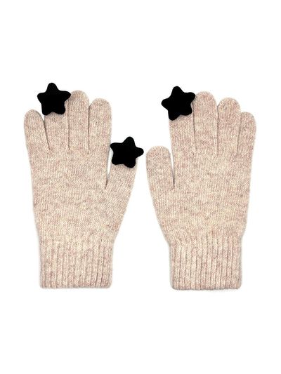 OTHER-worldly Star Wool Gloves [light brown]