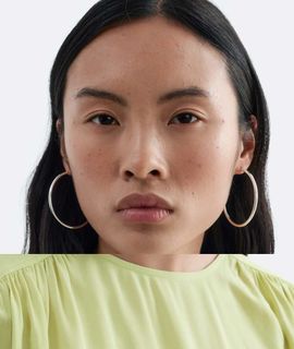 & Other Stories & Other Stories 3 pack mixed size hoop earrings in silver