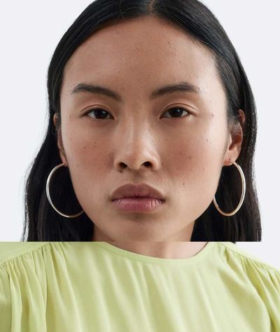 & Other Stories & Other Stories 3 pack mixed size hoop earrings in silver