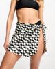 & Other Stories & Other Stories 3 piece mini sarong in wavy print-Black - 4