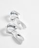 & Other Stories & Other Stories abstract drop earrings in silver - 4