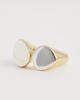 & Other Stories & Other Stories abstract ring in silver tone - 3