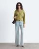 & Other Stories & Other Stories alpaca and wool blend cardigan with button front in olive green - 2