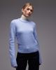 & Other Stories & Other Stories alpaca and wool blend crew neck knit sweater in light blue - 1