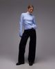 & Other Stories & Other Stories alpaca and wool blend crew neck knit sweater in light blue - 2