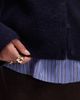 & Other Stories & Other Stories alpaca and wool cardigan with button front in blue-Navy - 2