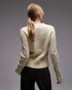 & Other Stories & Other Stories alpaca blend and wool crew neck knit sweater in butter yellow - 4