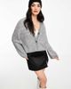 & Other Stories & Other Stories alpaca blend cardigan in gray melange - 1