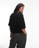 & Other Stories & Other Stories alpaca short sleeve knit jumper in black - exclusive to ASOS - 4