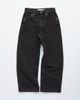 & Other Stories & Other Stories Anja Cut barrel leg jeans with turn up in black - 2