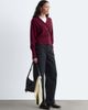 & Other Stories & Other Stories Anja Cut barrel leg jeans with turn up in black - 3