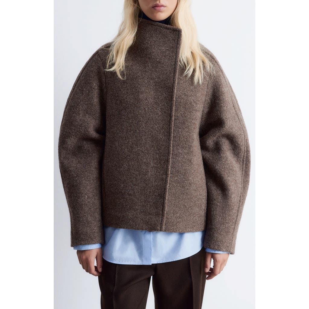 & Other Stories & Other Stories Asymmetric Oversize Wool Jacket