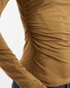 & Other Stories & Other Stories asymmetric ruched long sleeve jersey top in brown - 3