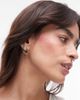 & Other Stories & Other Stories asymmetric twists small hoop earrings in gold - 1
