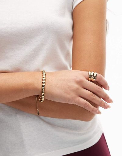 & Other Stories & Other Stories ball chain bracelet in gold