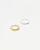 & Other Stories & Other Stories band ring set in silver and gold tones-Multi - 1