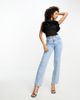 & Other Stories & Other Stories bandeau top with structured ruffle in black - 3