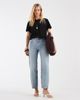 & Other Stories & Other Stories barrel fit jeans in light blue wash - 1