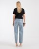 & Other Stories & Other Stories barrel fit jeans in light blue wash - 3