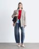 & Other Stories & Other Stories barrel leg jeans with ankle crop in medium-blue wash - 2
