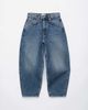 & Other Stories & Other Stories barrel leg jeans with ankle crop in medium-blue wash - 3