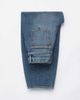 & Other Stories & Other Stories barrel leg jeans with ankle crop in medium-blue wash - 4