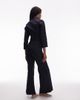 & Other Stories & Other Stories belted jumpsuit with patch pockets in navy blue-Black - 2