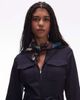 & Other Stories & Other Stories belted jumpsuit with patch pockets in navy blue-Black - 4