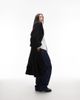 & Other Stories & Other Stories belted wool coat in black - 2