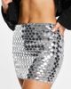 & Other Stories & Other Stories big sequin mini skirt in silver - 1