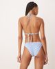 & Other Stories & Other Stories bikini bottoms in blue stripes - 4